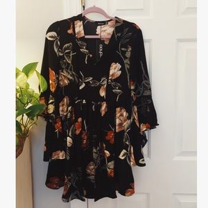 Floral babydoll dress